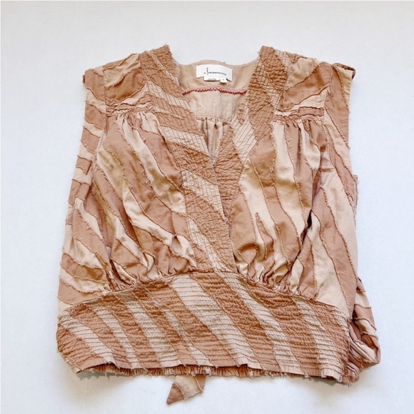 Anthropologie Tops - 2/25 By Anthropologie anthro wrap top sleeveless blouse shirt